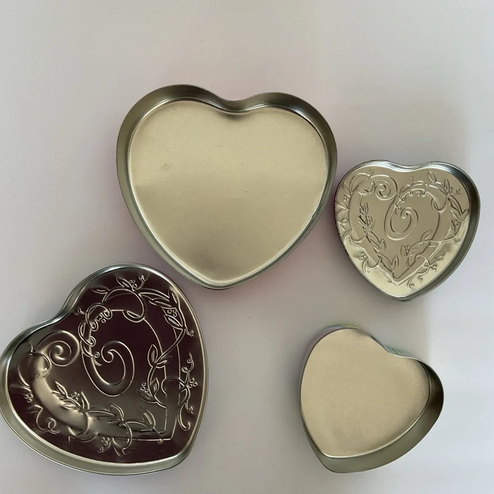 Brighton Heart Shaped Jewelry Tins Set of Two